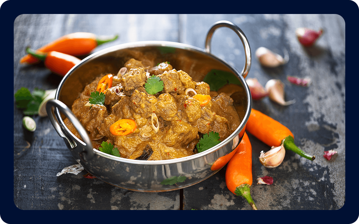 A traditional Ramadan meal.